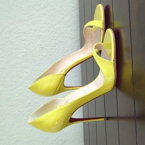 Louboutin toboggan sandal heels